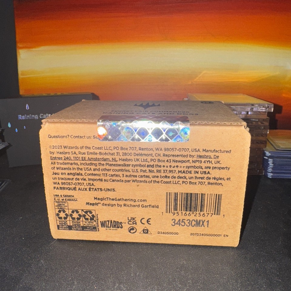 MTG Secret Lair Commander Deck Raining Cats And Dogs Edition UNOPENED mtg-secret-lair-commander-deck-raining-cats-and-dogs-edition-unopened
