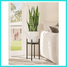 Versatile Adjustable Bamboo Plant Stand for 8-12 Inch Pots - Tea Brown Elegance