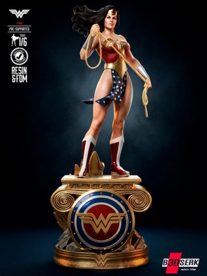 Wonder Woman 3D gedruckt 16K unbemalt Resin Modellbausatz Maßstab 1:6 B3DSERK