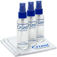 Crizal Lens Cleaning Kit 3 Cloths 3 Solutions Designed Tested for Ar-Coat