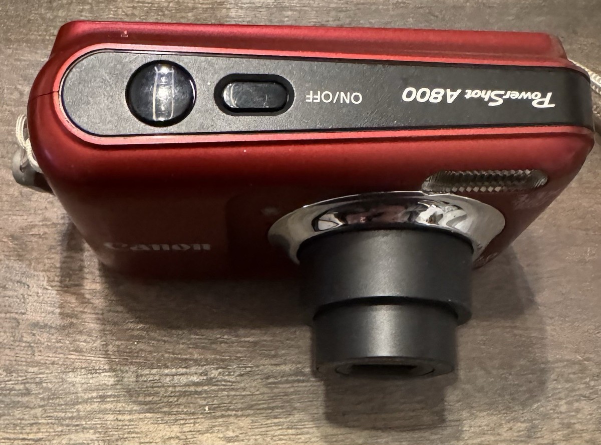 Canon PowerShot A800 10.0MP Digital Camera - Red for sale online