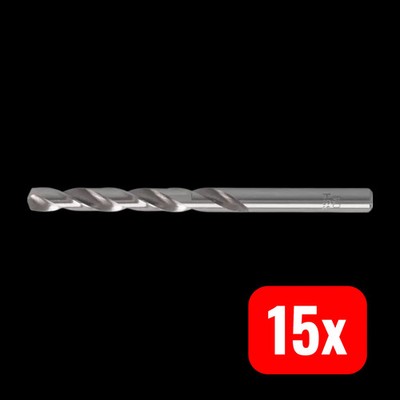 Heller Spiralbohrer Metallbohrer Stahl Zylinder HSS-G 12.5mm L151mm 15 STÜCK