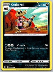 Krokorok 112/195 Silver Tempest Uncommon