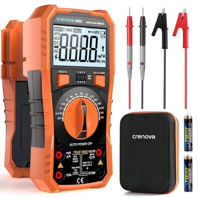 Digital Multimeter TRMS Voltmeter Ammeter Ohmmeter Temperatur 6000 Zähler