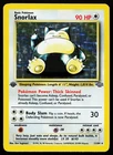 Snorlax 11/64 1st Edition Holo Rare Jungle Pokemon Card