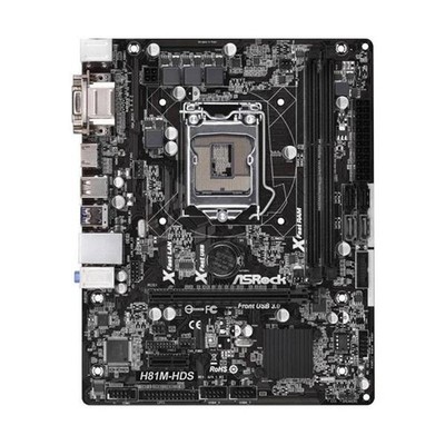ASRock H81M-HDS Rev.1.05 Intel H81 Mainboard Micro ATX Sockel 1150   #54672