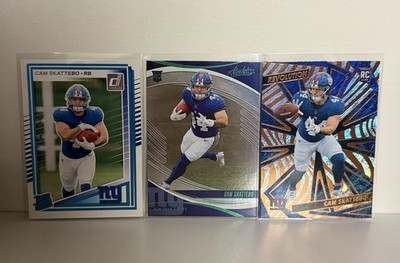 Cam Skattebo 3 Card Lot - Absolute Green Parallel  - Revolution - Rated Rookies