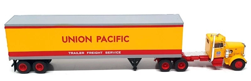 Camión y remolque Brekina escala 1/87 85765 - Peterbilt 281 Union Pacific - amarillo Foto 3 de 4