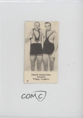 1930 Cloetta Vaino Kokkinen Laszlo Papp #8 0i4g