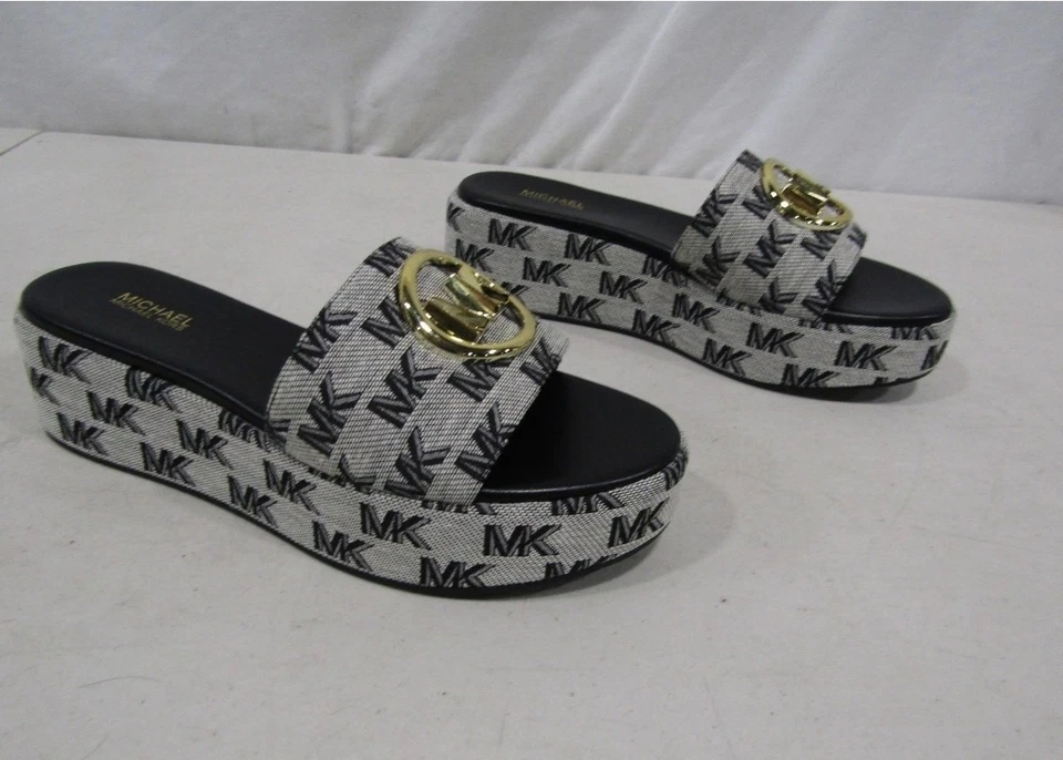 Sandalia de plataforma Michael Kors gris/negro Foto 4 de 4