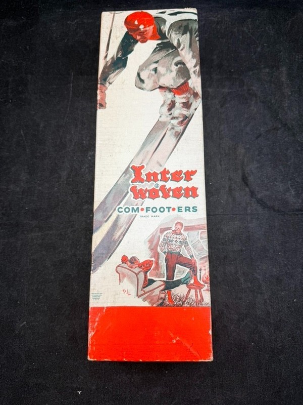 1Interwoven Socks Com Foot Ers 1950 New Old Stock SIZE 13.