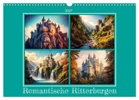 "Calendar 2027 · US Version · Romantic Knights' Castles (Wall Calendar 2027 17\" ×"