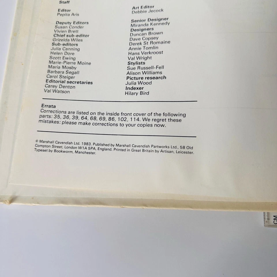 Marshall cavendish carriers kitchen binder folder book Index vintage 1983 - Image 3 of 4