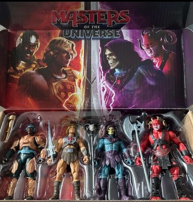 2026 Masters Of The Universe 4 Pack 5.5  Figures Movie Accurate Posable Joints