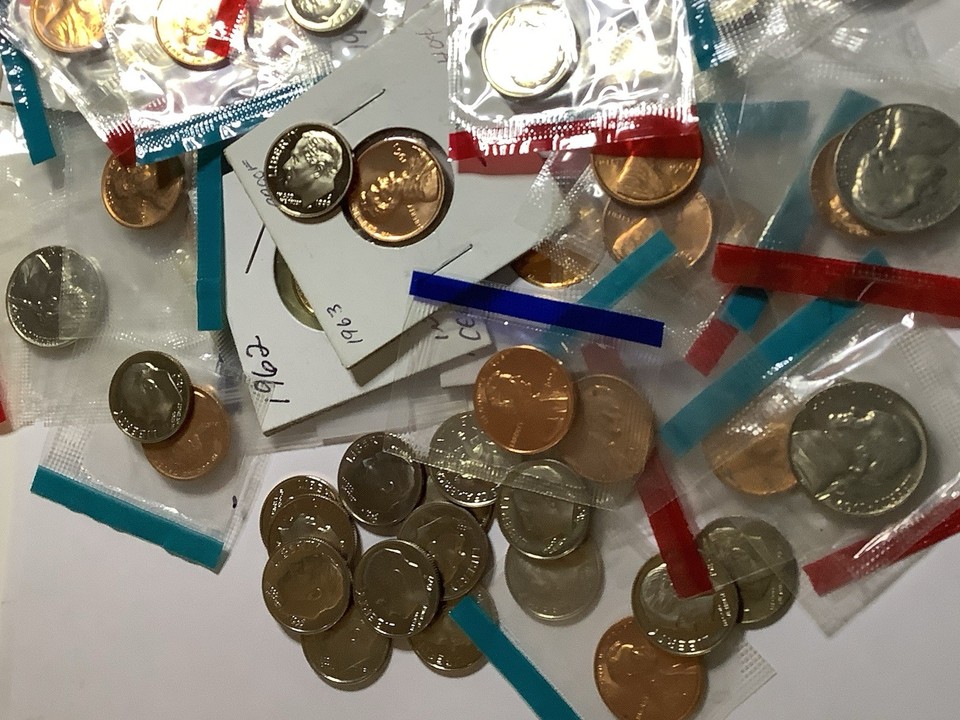 Lot Of Around 200 US Mint Tokens & Over 70 Mint & Proof Coins 1950s ...