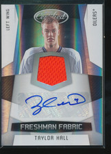 2010-11 Panini Certified Taylor Hall Freshman Fabric Auto /499 RC Rookie C312