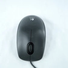 Logitech M100 Corded Desktop Mouse Black - Long Cord Great Price Great Condition