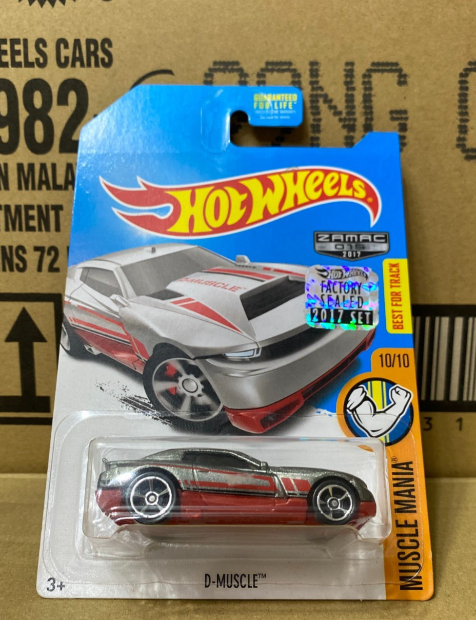 Hot Wheels Mainline D-Muscle Series Muscle Mania Zamac (2017 Factory Sealed)