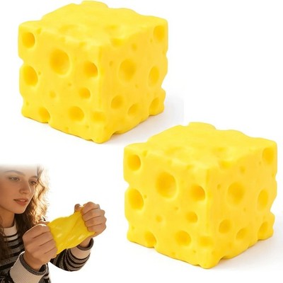 Käse Squishy XXL Squeeze Anti Stressball Fidget Toy für Kinder Erwachsene