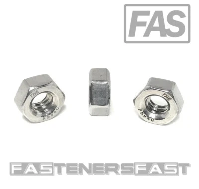 FASTENERCART (25) 1/4-20 Finished Hex Nuts Stainless Steel (25 Pieces)