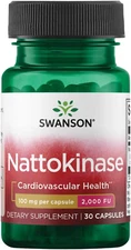 Nattokinase 2000 Fibrinolytic Units 100 Milligrams 30 Capsules Enzyme