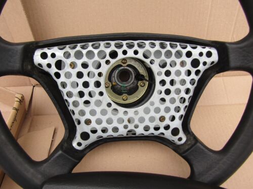 +A4 Mercedes W124 90 91 92 W201 190 STEERING WHEEL 40cm BLACK - Picture 3 of 24