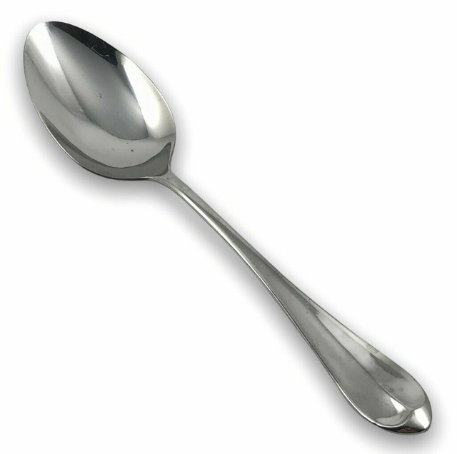 Mikasa Chloe Stainless Steel Oval Soup Spoon 18/0 Flatware Silverware