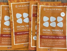 4X SILKDERMIS Forehead Wrinkle Patches Triangle: Anti Wrinkle Patches 112 Pcs