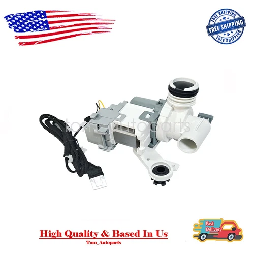 DC97-19289F Washing Machine Drain Pump Assembly for Samsung Washer DC97-19289B