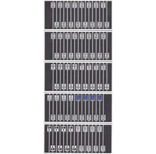 Tichy Train Group 8264 HO Scale Assorted Road Signs (80 Pack)