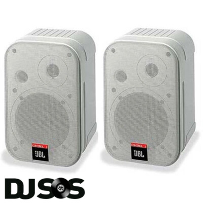 PAAR JBL Control 1 Pro Compact Install Lautsprecher weiß DJ PA HIFI Studio 70W RMS