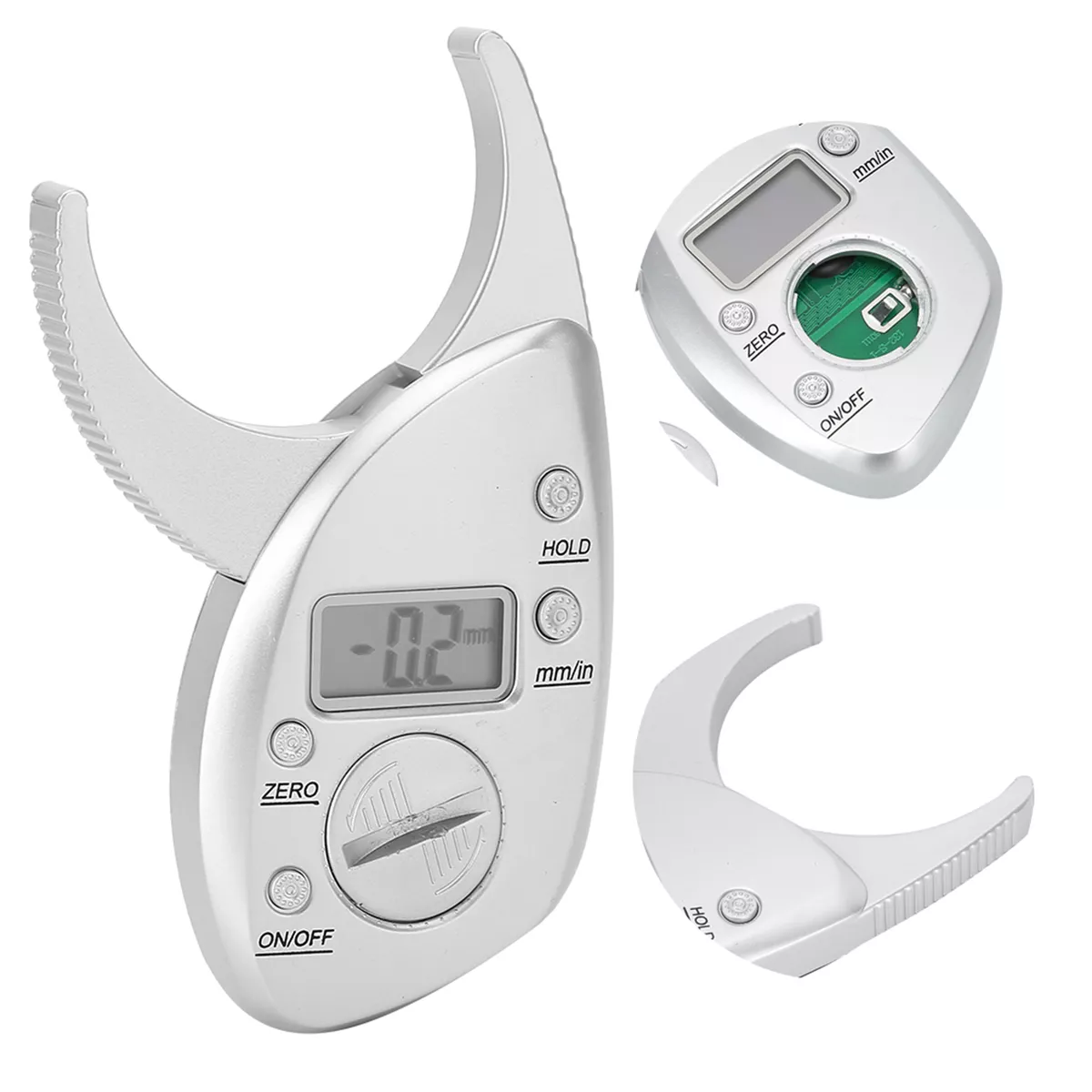 Body Fat Caliper Digital Display Digital Fat Caliper For Measuring Bodyfat Home