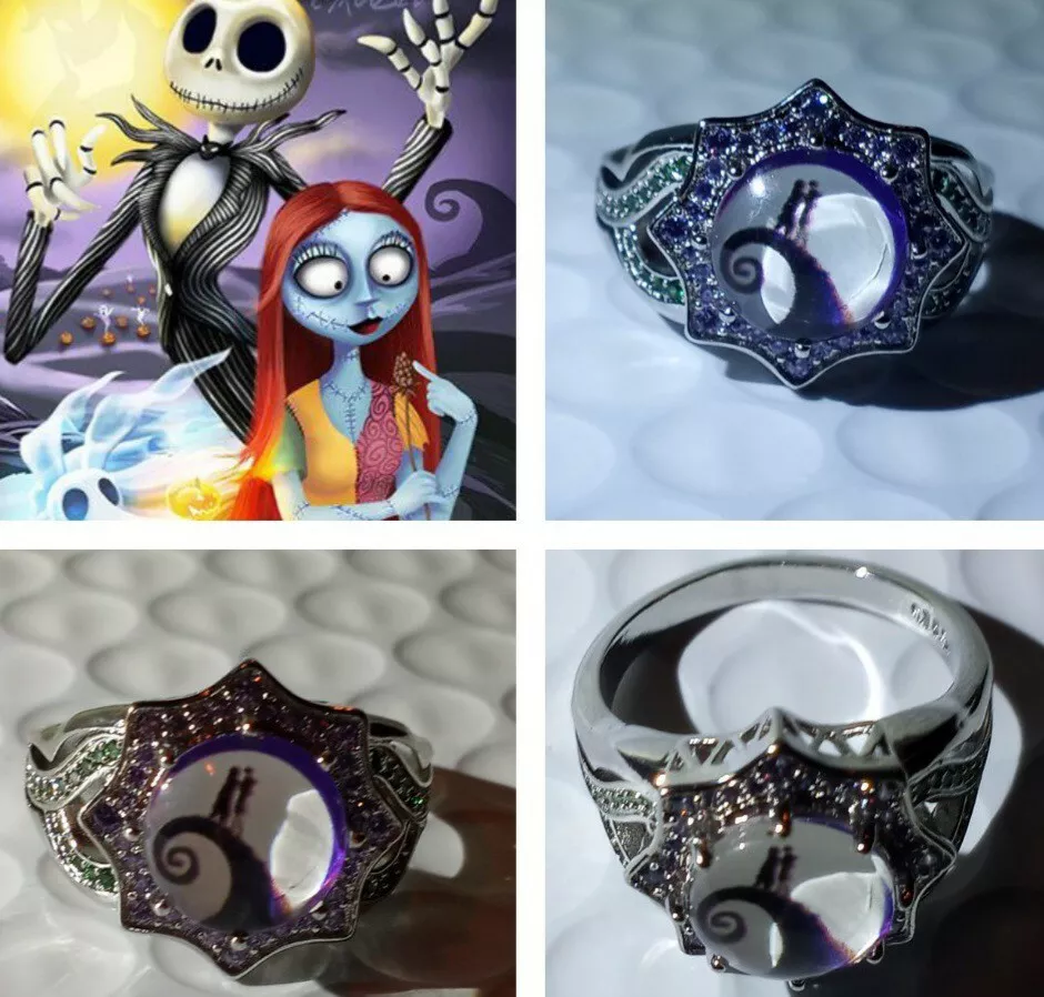 Nightmare Before Christmas Engagement Ring/Wedding Band – UnleashTheNerd