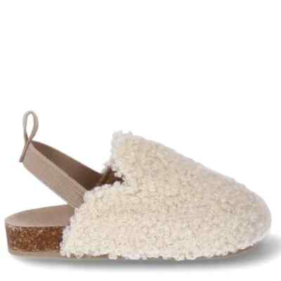 Carter's Child Of Mine BABY UNISEX Sherpa Clog Sandals Size 0-3 Months NEW