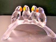Swarovski Kristall "BABY LOVEBIRDS" Neuwertig - Mit Originalkarton/Zertifikat