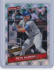 2020 Donruss Highlights Diamond Parallel #H-4 Pete Alonso - New York Mets - MINT