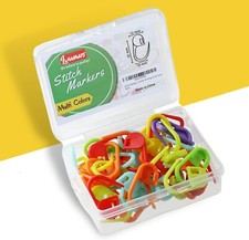 Stitch Markers Set of 50 - Crochet Stitch Markers for Knitting Yarn  DIY Crafts