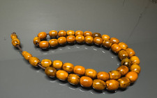 39 Grams Antique Bakelite Rosary Prayer Beads Marbled.
