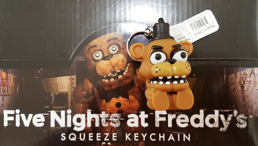 Five Nights at Freddy's Squeeze Key Chain - FREDDY (((NEW in