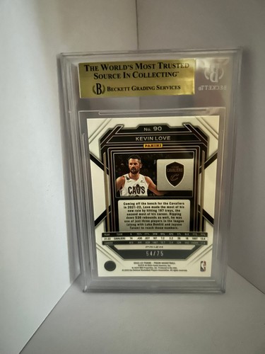 2022-23 Panini Prizm - Red Power Prizm 54/75, Kevin Love BGS 9,5 - Bild 2 von 2