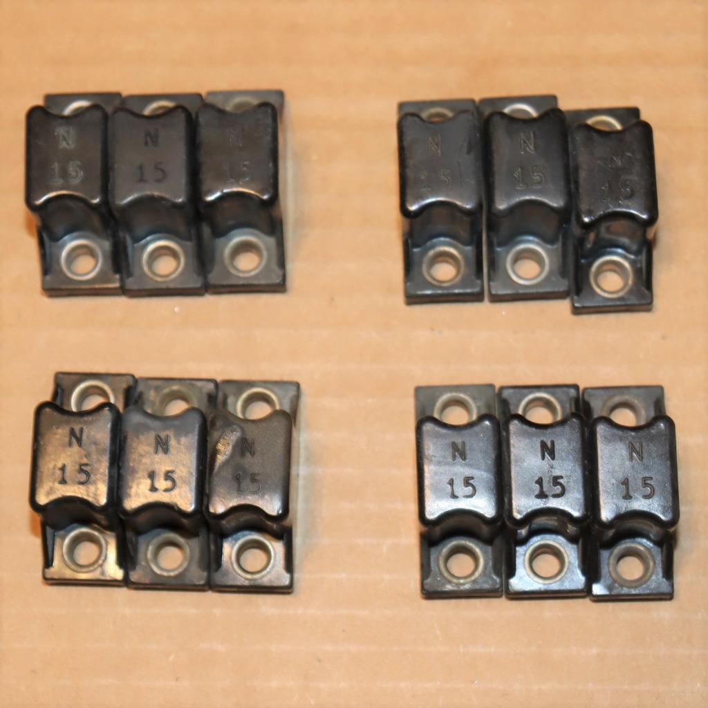 One Lot of 3 Allen Bradley N15 Thermal Overload Relay Heater Element AB