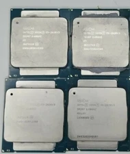 Lot of 4 Intel Xeon CPU E5-2620 V3 2.40 GHz 15MB Cache 6 Core SR207