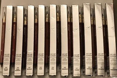 New Lancome Le Lip Liner Waterproof with Brush 1.2g/0.04 oz Choose your Color