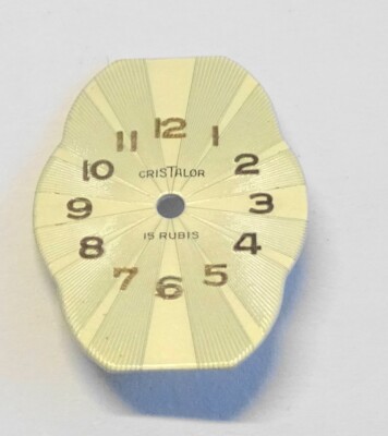 Cadran De Montre JEAMBRUN 217 - Galbe Gris, Diamètre 26.30 Mm, Neuf Sans étiquette