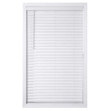 VENETIAN WINDOW BLINDS 2" Cordless Faux Wood Horizontal---- Choose Your Size