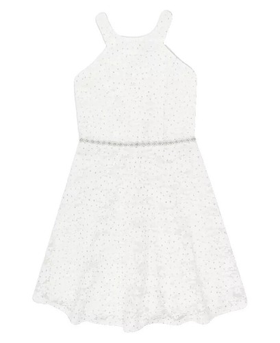 chinese dress ladies Liza Mini Lace Dress in White 12