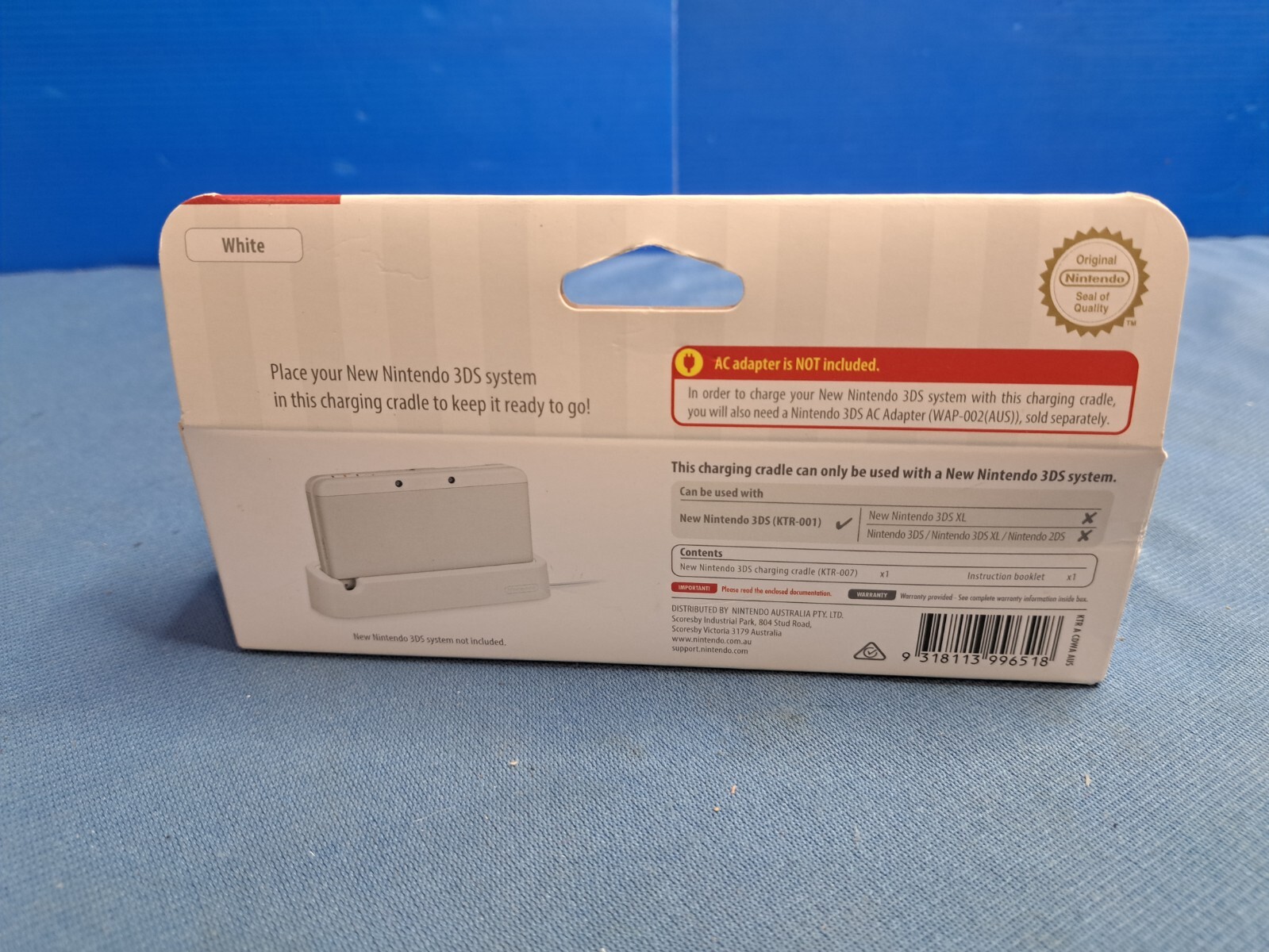 New Nintendo 3DS Console Charging Cradle Dock Stand Charger Black RED007 OEM eBay