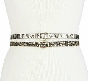 gold glitter belt for dress