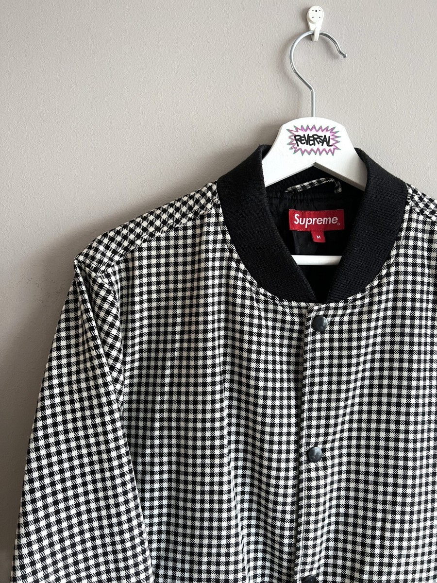 Supreme Field Jacket Houndstooth シュプリーム Supreme 20AW/Houndstooth Logos Snap Front Jacket/XL/Cotton