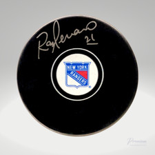 RAY FERRARO New York Rangers Autographed Puck